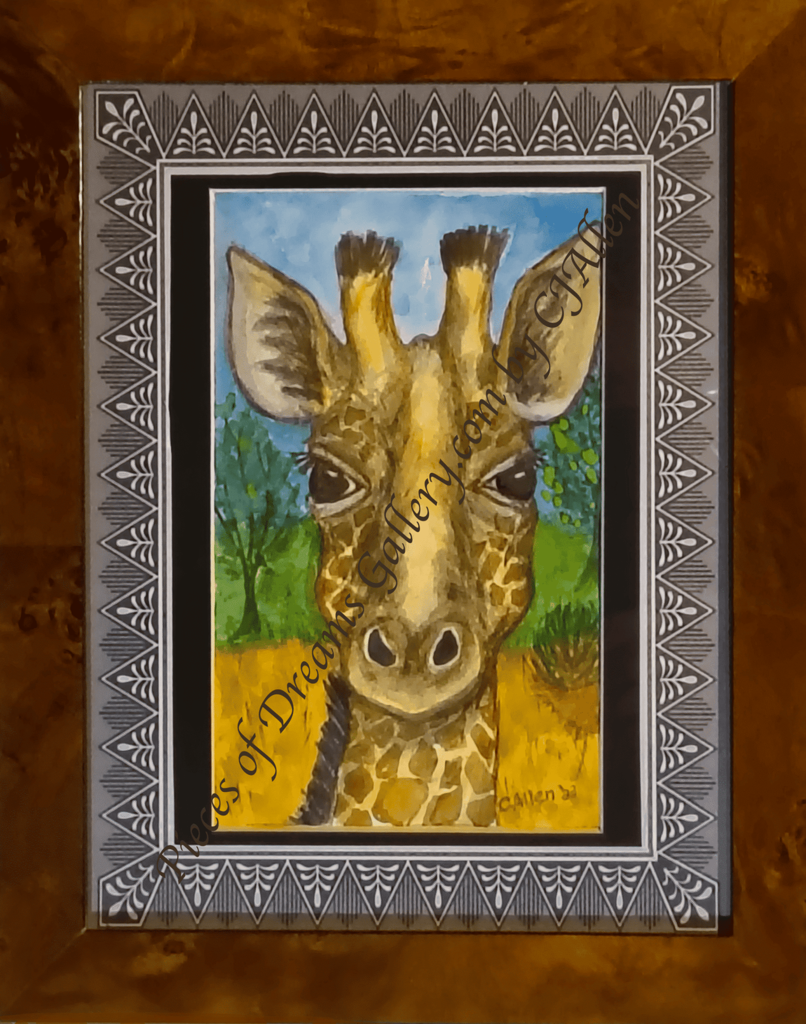 Giraffe in Your Face